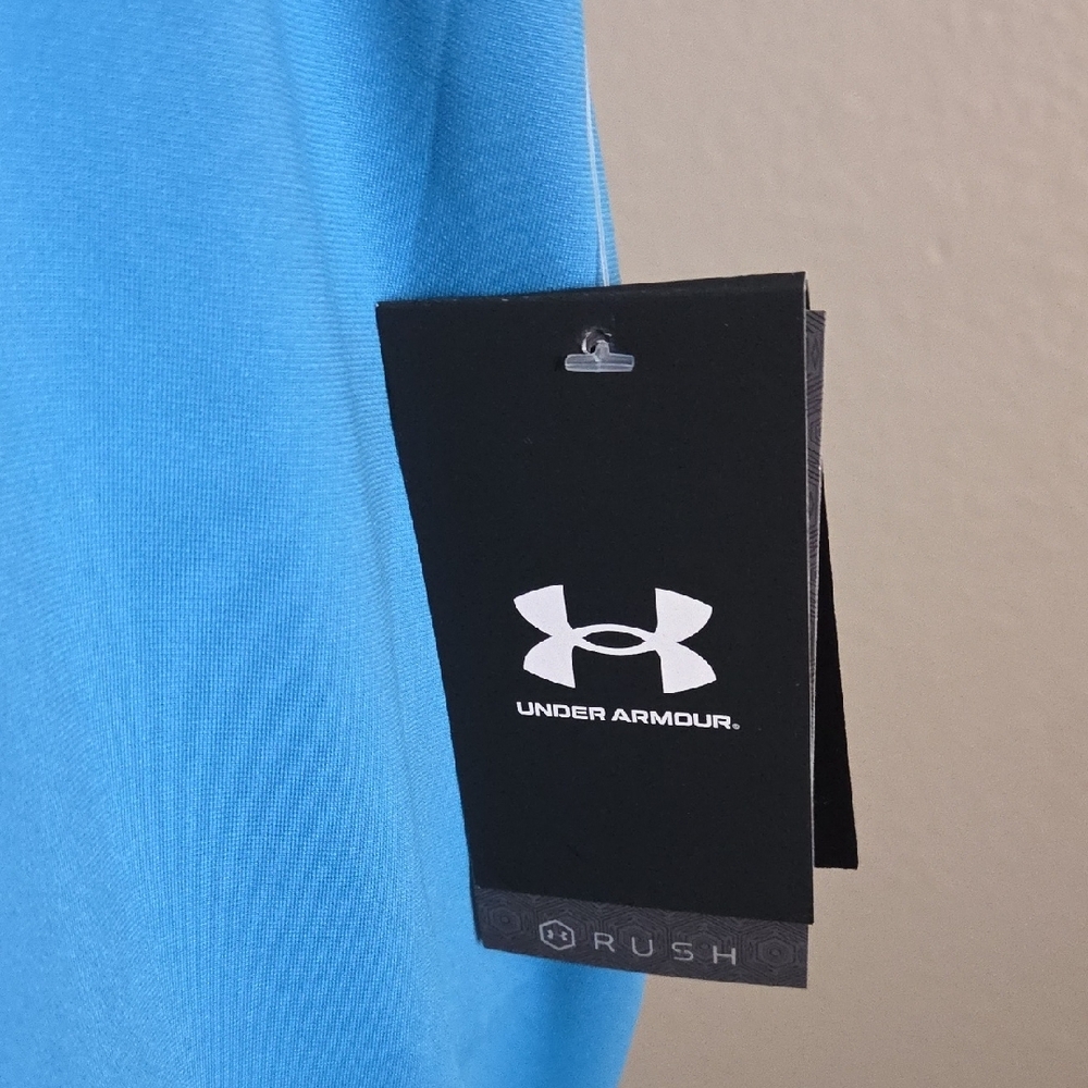 Men Under Armour Vibrant Blue Athletic Tank - Picture 4 of 5